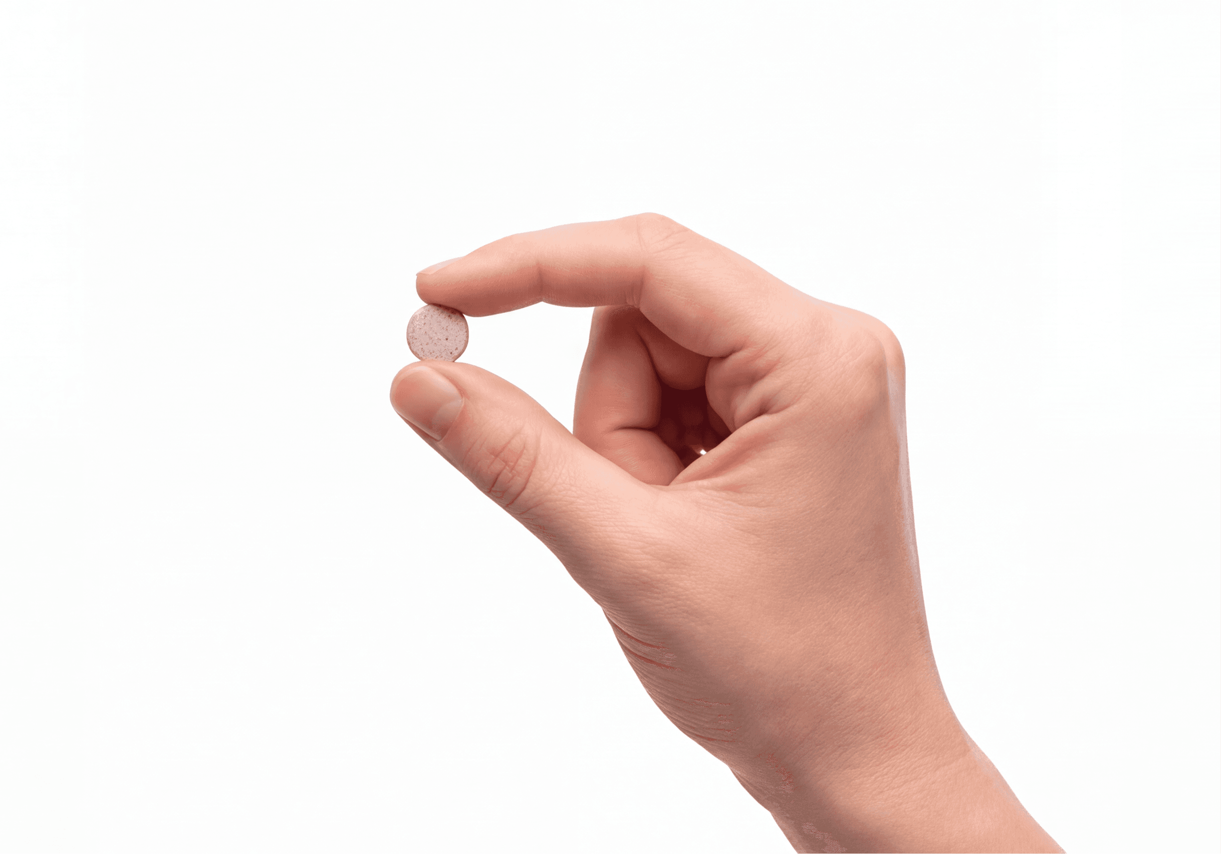 A hand holding a quicksome tablet
